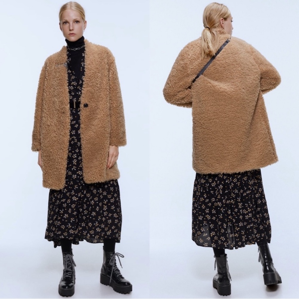 ZARA TEDDY COAT